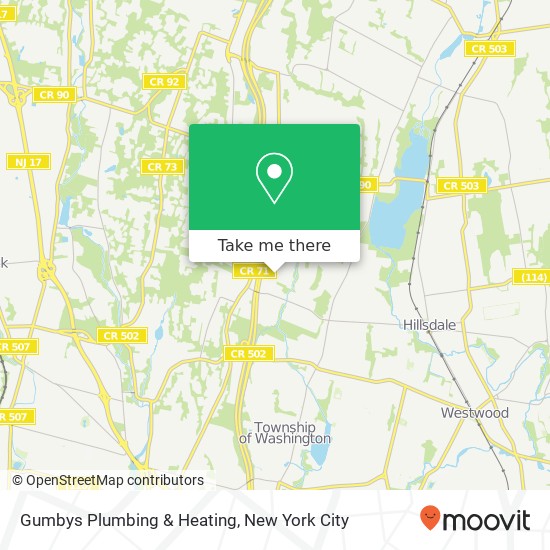 Gumbys Plumbing & Heating map