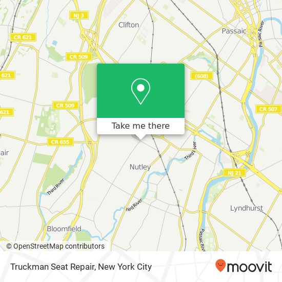 Truckman Seat Repair map