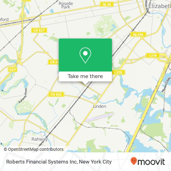 Roberts Financial Systems Inc map