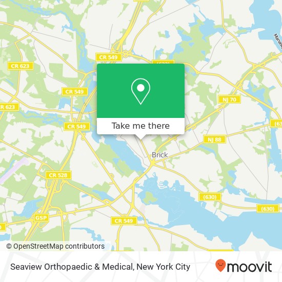 Mapa de Seaview Orthopaedic & Medical