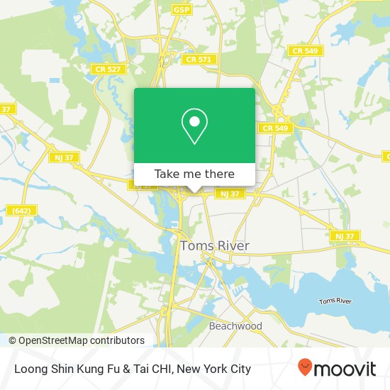 Loong Shin Kung Fu & Tai CHI map