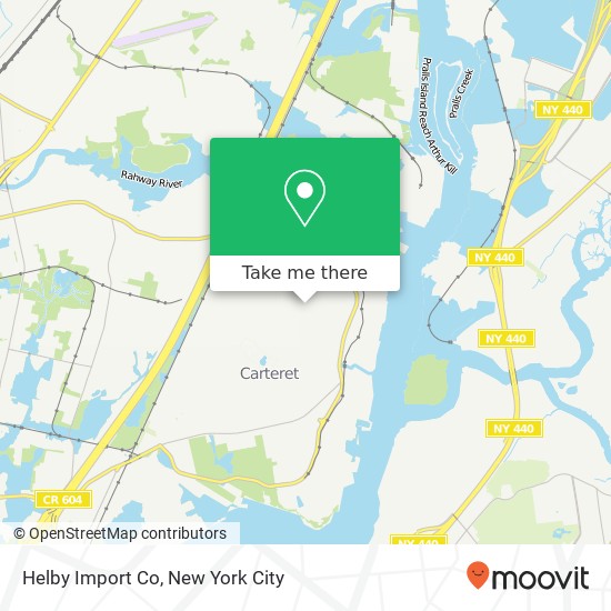 Mapa de Helby Import Co