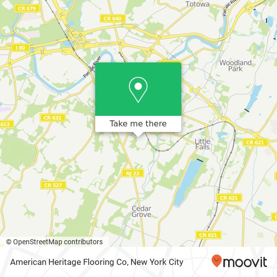 American Heritage Flooring Co map