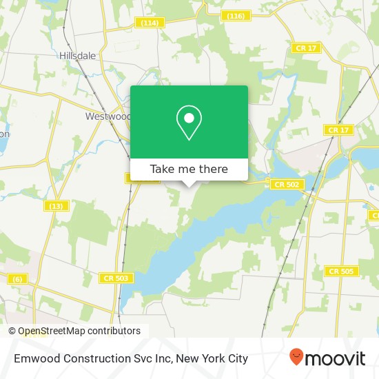 Emwood Construction Svc Inc map
