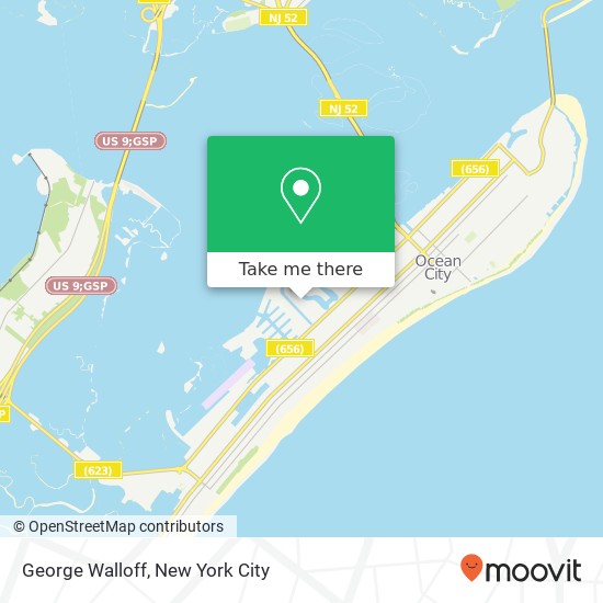 George Walloff map