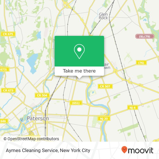 Aymes Cleaning Service map