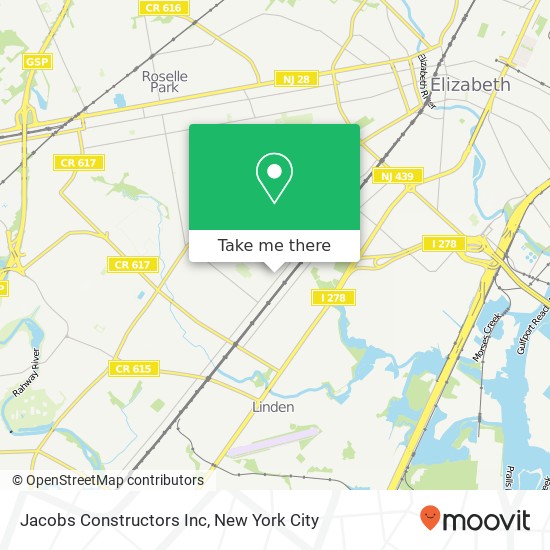 Jacobs Constructors Inc map