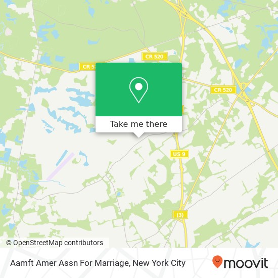 Aamft Amer Assn For Marriage map