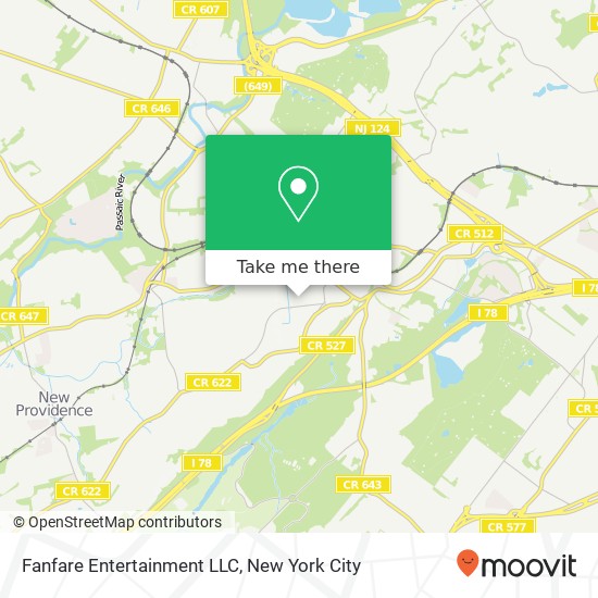 Mapa de Fanfare Entertainment LLC