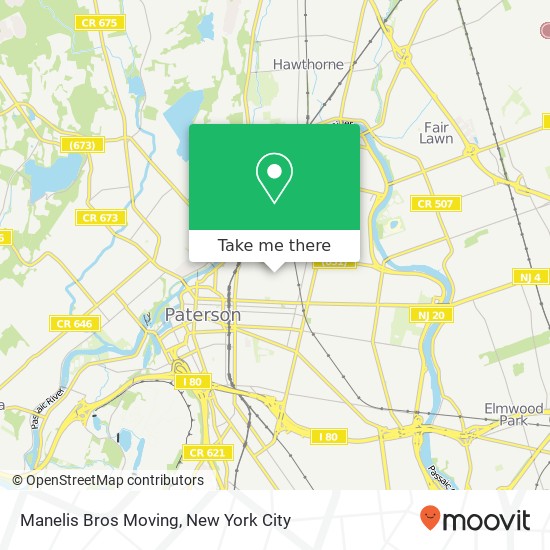 Mapa de Manelis Bros Moving