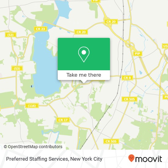 Preferred Staffing Services map