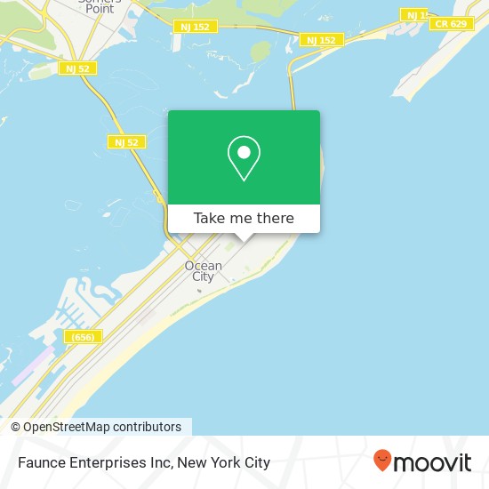 Faunce Enterprises Inc map