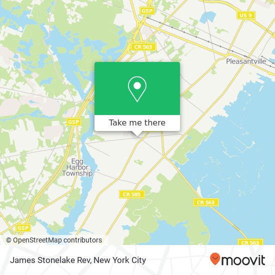 James Stonelake Rev map