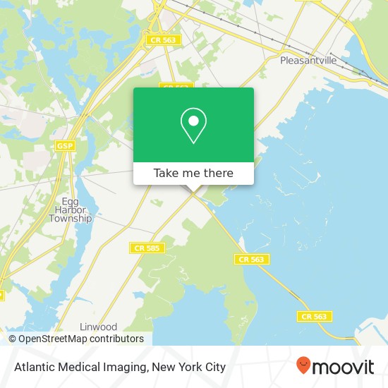 Mapa de Atlantic Medical Imaging