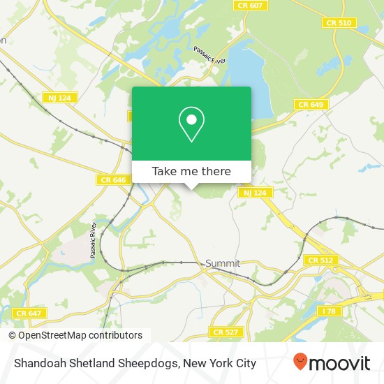 Shandoah Shetland Sheepdogs map