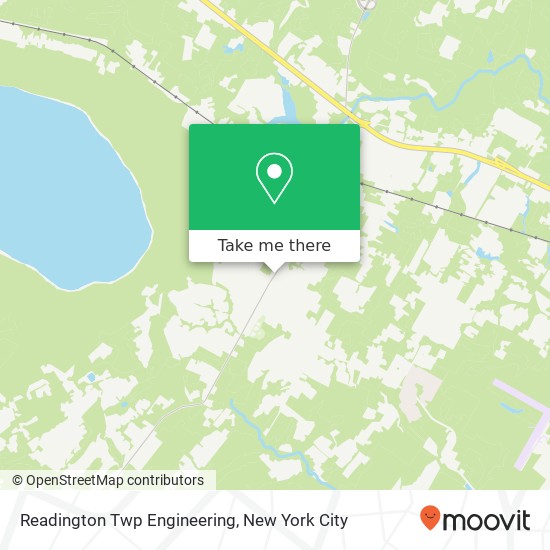 Mapa de Readington Twp Engineering