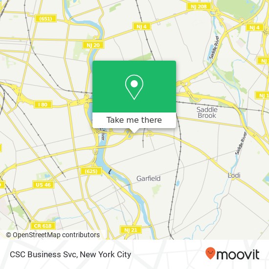 CSC Business Svc map