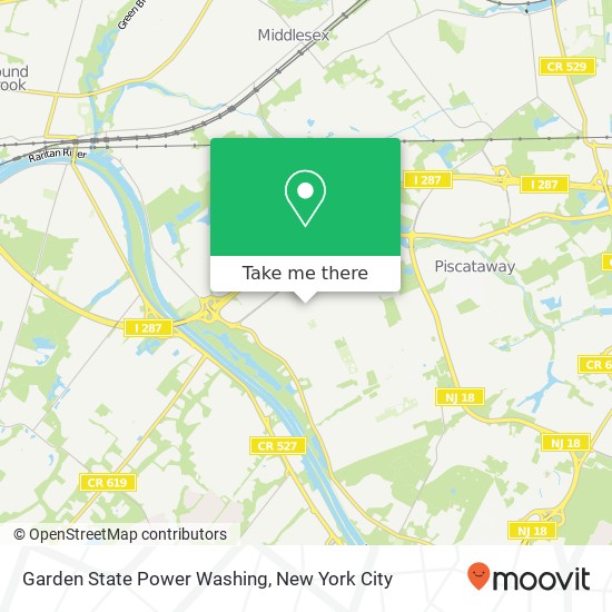 Garden State Power Washing map