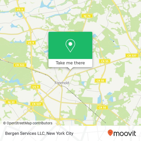 Bergen Services LLC map