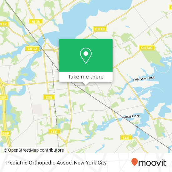 Pediatric Orthopedic Assoc map