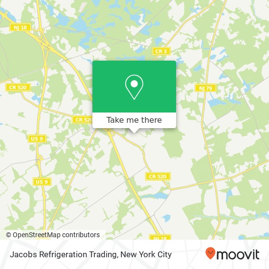 Mapa de Jacobs Refrigeration Trading