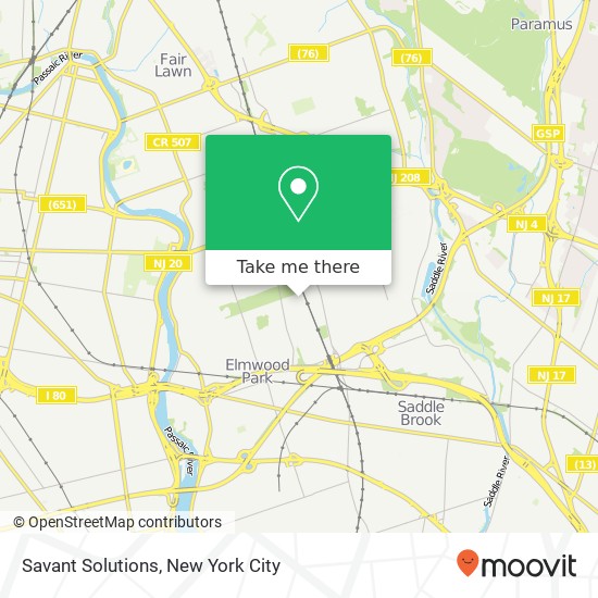 Savant Solutions map