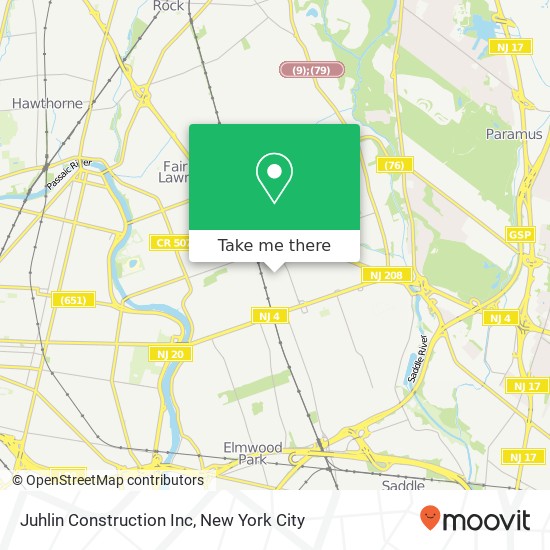 Juhlin Construction Inc map