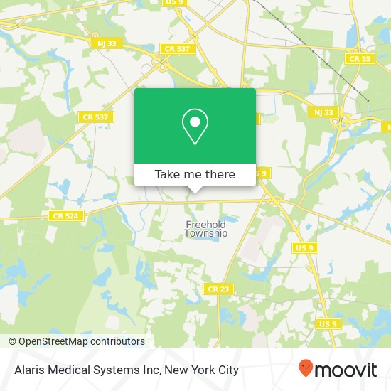 Alaris Medical Systems Inc map