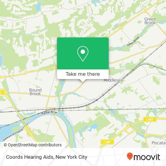 Coords Hearing Aids map