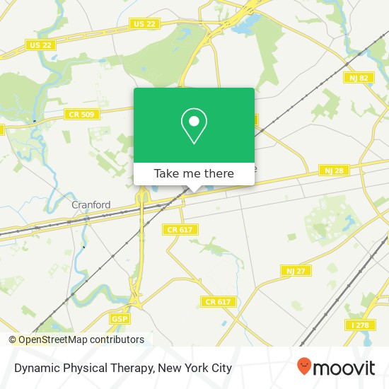 Dynamic Physical Therapy map