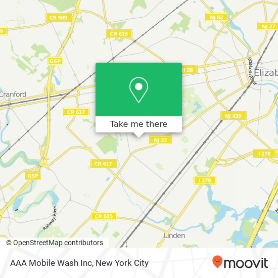 AAA Mobile Wash Inc map