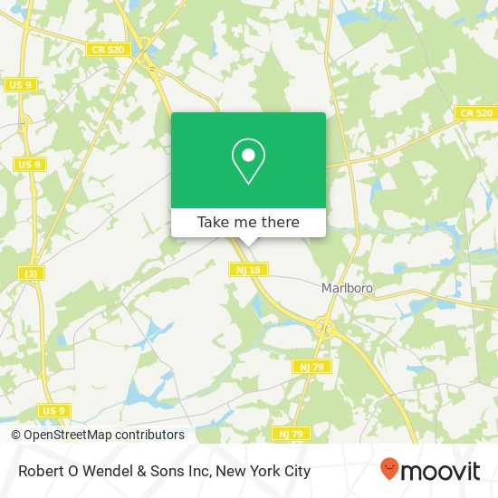 Mapa de Robert O Wendel & Sons Inc