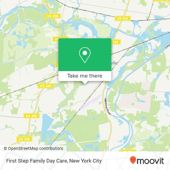 Mapa de First Step Family Day Care
