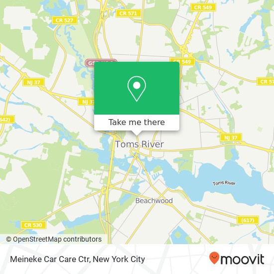 Meineke Car Care Ctr map
