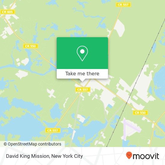 Mapa de David King Mission