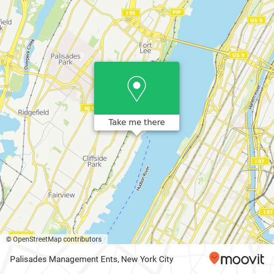 Palisades Management Ents map