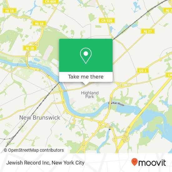 Jewish Record Inc map