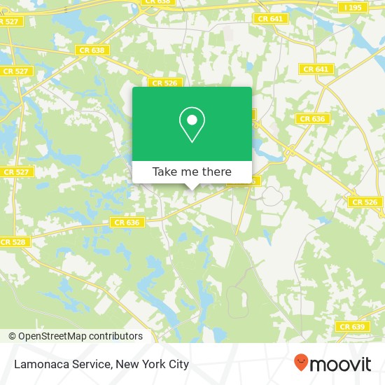 Lamonaca Service map