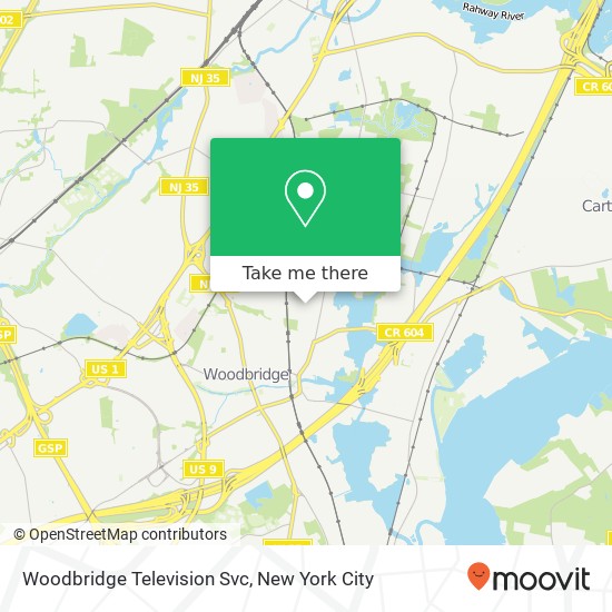 Woodbridge Television Svc map