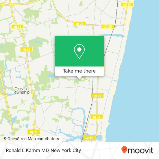 Ronald L Kamm MD map