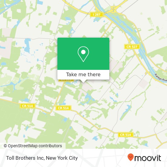 Toll Brothers Inc map