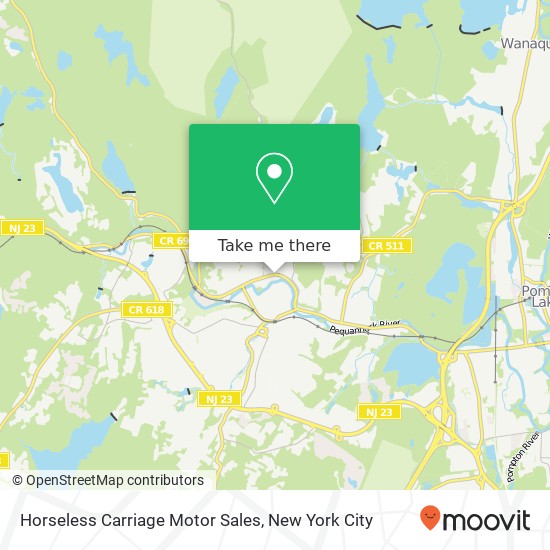 Horseless Carriage Motor Sales map