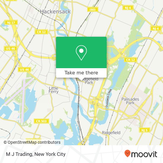 M J Trading map