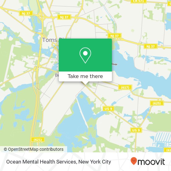 Mapa de Ocean Mental Health Services