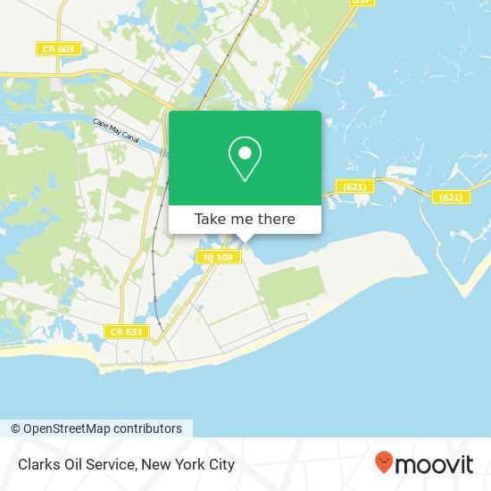 Mapa de Clarks Oil Service