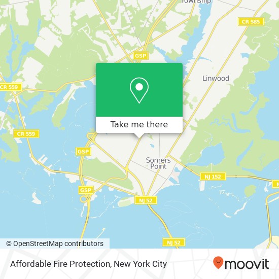 Affordable Fire Protection map