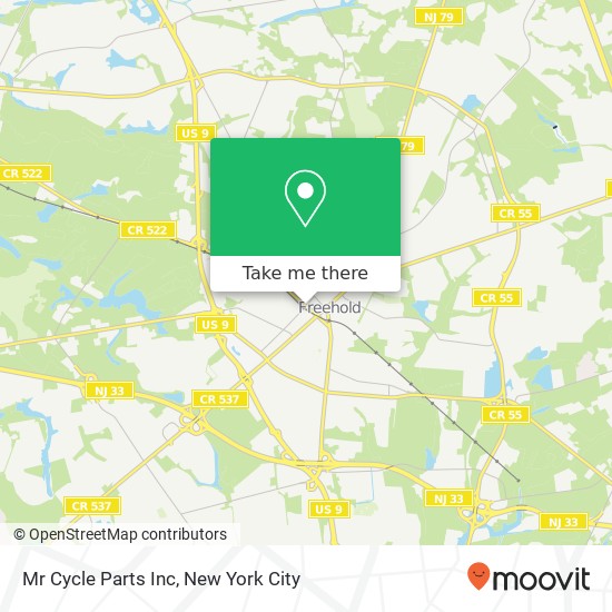 Mr Cycle Parts Inc map