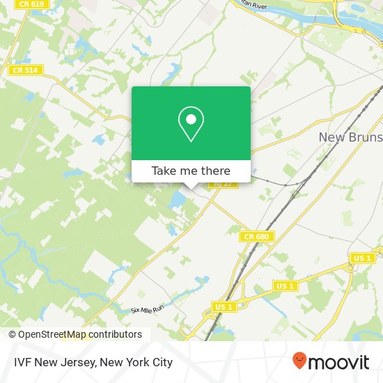 Mapa de IVF New Jersey