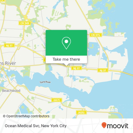 Mapa de Ocean Medical Svc