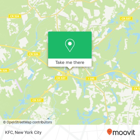 Mapa de KFC